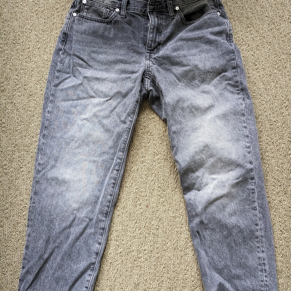 Madewell Boyfriend Jeans in Gray